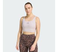 adidas Optime tank top light pink beige women - L