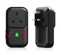Power Loss Alarm with LED Indicator, No Occupy Outlet, 80-110dB Adjustable Freezer Alarm with 7 Sirens, Perfect for GFI/GFCI Trips, Refrigerator, Aquarium Air PUM