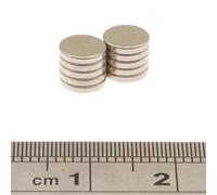 POWER MAGNET STORE 10 of 6mm x 1mm Super Strong Neodymium Magnets Disc Magnetic Pull approx 0.25Kg 6x1mm