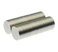 POWER MAGNET STORE 100 of 1/2" x 1/32" (13mm x 0.8mm) Very Thin Neodymium Magnets Strong Rare Earth Magnetic Disc Pull approx 0.5Kg Craft
