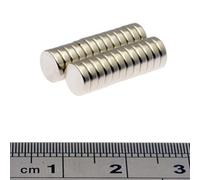 POWER MAGNET STORE 25 of 6mm x 1.5mm Super Strong Neodymium Magnets Magnetic Disc Pull approx 400g 6x1.5mm