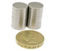 POWER MAGNET STORE 50 of 1/2" x 1/32" (13mm x 0.8mm) Very Thin Neodymium Magnets Strong Rare Earth Magnetic Disc Pull approx 0.5Kg Magic Trick