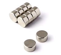 POWER MAGNET STORE Strong Neodymium Magnets Pack of 10 10mm x 5mm N50 Super Strong Neo Disc Pull approx 3.5Kg