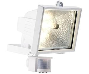 Power Master Eco Halogen S5890 400W Floodlight with PIR, 12m Range, 180 Degree PIR, IP44 White