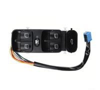 Power Master Window Switch A2038200110 for Mercedes C230 C240 C320 2001-2007 - Direct OEM Replacement Front Left Control Button