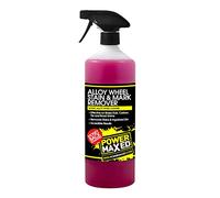 Power Maxed Alloy Wheel Stain & Mark Remover 1L - Heavy Duty Wheel Cleaner for Brake Dust, Rust Stains & Road Grime - Fast Acting Formula for Deep Cleaning Alloy Wheels