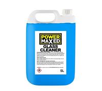 Power Maxed Car Glass Cleaner 5L - Streak Free Automotive Window & Windscreen Cleaner - Fast Acting Vehicle Glass Cleaner for Interior & Exterior Car Windows, Mirrors & Screens