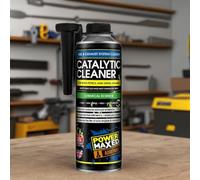 Power Maxed Fuel System & Exhaust Cleaner - Engine Carbon Deposit Remover Fuel Additive for Petrol & Diesel Engines - Cleans Injectors, Combustion Chamber & Helps Maintain Catalytic Converter