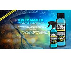 Power Maxed VG (Vegetable Glycerin) Vapers Glass Cleaner 500ml