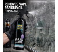 Power Maxed Vg Window Glass Cleaner 500Ml - Rapid Removal Of Vaping Oil