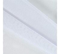 Power Mesh Fabric | 4-Way Stretch | Dancewear, Sportswear Fabric | 60" Wide | Lightweight, Sheer | 90% Nylon, 10% Spandex | for Sewing (5 Yards, White)