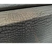 Power mesh net Sheer Stretch Spandex Fashion Fabric, per metre - Crocodile Animal Print - Grey
