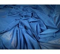 Power mesh net Stretch Spandex Fabric, per metre - Plain - Azure Blue