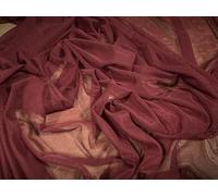 Power mesh net Stretch Spandex Fabric, per metre - Plain Burgundy