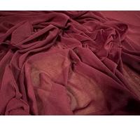 Power mesh net Stretch Spandex Fabric, per metre - Plain - Wine