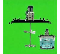 Power Mixer Electric Agitator Clamp-On Drum Agitator Industrial-Grade Electric Shaker Paint Stirring Tool, IBC Tote Mixer 265 Gallon, Stainless Steel Rod & Impeller, for Paint & Coat(D)
