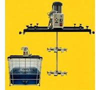 Power Mixer Electric Agitator Clamp-On Drum Agitator Industrial-Grade Electric Shaker Paint Stirring Tool, IBC Tote Mixer 265 Gallon, Stainless Steel Rod & Impeller, for Paint & Coat(C)