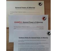 Power of Attorney Forms UK, Latest Edition, All You Need with Full Instructions,