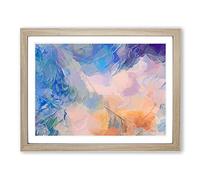 Power Of My Heart In Abstract Modern Art Framed Print | A4 Oak Framed Wall Art | Ready to Hang | Abstract Fantasy Picture | Living Room Bedroom Lounge Office