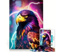 Power of The Eagle Teenagers 1000 Piece Jigsaw Puzzle Think Smart Toy Bonding Time Smooth Cut Santa Wish List (50x75cm)