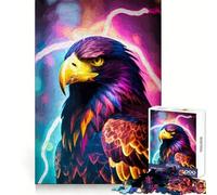 Power of The Eagle Teenagers 1000 Piece Jigsaw Puzzle Think Smart Toy Bonding Time Smooth Cut Santa Wish List (50x75cm)