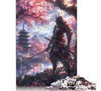 Power of The Samurai Puzzles Jigsaw Puzzle 1000 Pieces for Adults Creative Jigsaw Puzzles Difficult Puzzle Challenging Game Gift Toys Teens Family Puzzles 1000pcs (75x50cm)