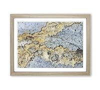 Power Of The Soul In Abstract Modern Art Framed Print | A3 Oak Framed Wall Art | Ready to Hang | Abstract Fantasy Picture | Living Room Bedroom Lounge Office