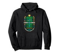 Power of the Tower Garden Abundance Grows Here Solarpunk Pullover Hoodie