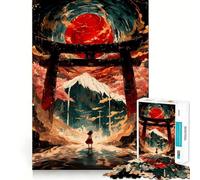 Power of Torii Gate 1000 Pieces Puzzles for Teenagers Boost Recall Relaxing Fun Accurate Edge Thoughtful Gift (50x75cm)