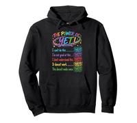 Power of Yet Growth Mindset Teacher Inspirational Pullover Hoodie