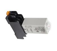 Power On Time Relays Delay Timers With Base Socket 10 Seconds Timers Timing Time Relays Power-on Delay Rotary Knob Power On