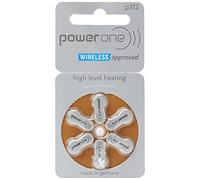 Power One P312 - Confezione da 6 batterie per apparecchi acustici, 1,45 Volt, 170 mAh