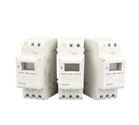 Power outages memory digita timer switch 220V timer THC/AHC15A with 16 times on/off per day time set range 1min-168H(12VDC)