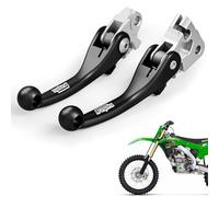 Power Parts Factory Pivot Brake & Clutch Levers Set Adjustable for Kawasaki KX250F/KX250/KX450F | Replaces OEM Part 46092-0007 & 13236-0763
