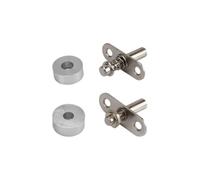 Power Pivot Hinge 360° Adjustable Screen Door Hinges, Silent Anti-Rust Pivot Joints for Wood Door(Style A)