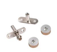 Power Pivot Hinge 360° Adjustable Silent Rotation Hinge Mount for Doors - Anti-Rust for Wood Door(Style A)