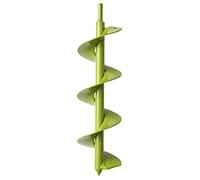 Power Planter DIY Guru Garden Drill Auger Bit (3"x12") - Designed for Planting, Digging Holes, Paint Mixing, Cement Mixing and Home Projects - Made of Steel with a 3/8" Non-Slip Hex Drive (Lime Green)