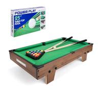 Power Play Pool Games Table for Kids & Adults, Compact, Portable, Gift for Boys and Girls
