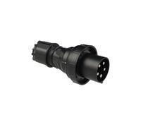Power Plug 5p 125A 400V Portable IP67 Black POWER 045-6XS