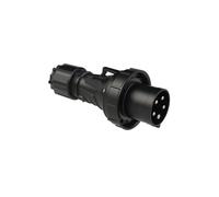Power Plug 5p 63A 400V Portable IP67 Black POWER 035-6XS