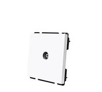 Power Plug Wall Socket, DIY Combination Socket Panel With RJ45 TV, USB Ports, 2 Way Switch,Power Outlet, White