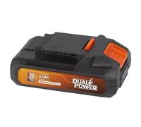 Power Plus Dual Power Battery POWDP9023-20V, 3.0Ah - for 20V Tools - Power Indicator LEDs - Battery Platform - Ideal for Cordless Screwdrivers, Small Drills, Drills and Much More