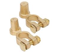 Power Post Adapter - Battery Terminal Extender | Solid Brass Build with Quick Release Clamp, Corrosions Resistant Finish, Secure Connection Fit or Automotive Use and Offroad