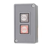 Power Press Button TPB-2/TPB-3 Self-Resetting Switch Control Box with Copper Contacts, 2NO 2NC, AC220V AC380V 3A, Pin Type Wiring, Reinforced Plastic Housing for Industrial Use