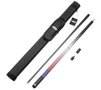 Power Press Carbon Fiber Pool Cue - Professional Quality and Durability - Cues w Carbon Fiber Shaft - Stick for Billiards Games & Professionals - Billiard Accessories