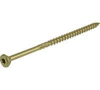 Power Pro 48615 Wood Screws, 10 x 4", Premium Outdoor Deck Screws, Rust Resistant, Epoxy Coated Bronze, 5lb Tub, 260 pcs