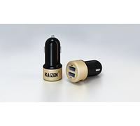 Power Pro - Quick USB Car Charger - 2 USB Ports - 4.8A / 24W with iSmart Technology for Apple, Andriod and other Devices - Works with Mobile, Tablet, Battery Pack, Action Cam, Portable bluetooth speaker, SAT NAV and other Devices - Kaizen®