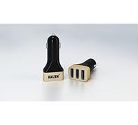 Power Pro - Quick USB Car Charger - 3 USB Ports - 6.6A / 33W with Smart-i-Chip for Charging - Works with Mobile, Tablet, Power Banks, SAT NAV, Portable Speaker and more - Kaizen®