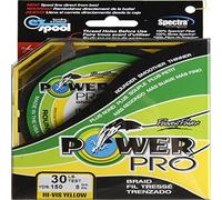 POWER PRO Spectra Fiber Braided Fishing Line, Hi - Vis Yellow, 150YD/30LB