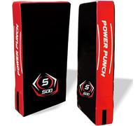 Power Punch Large Kick Shield, Straight Punching Pad MMA Boxing Punch Mitt Kickboxing and Karate Heavy Duty PU Outer Cover With Holding Straps Handle